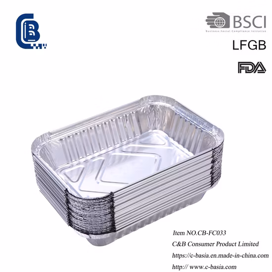 1350ml 일회용 알루미늄 호일 용기, 주방 조리기구 베이킹 호일 케이크 팬 식사 용기, 알루미늄 호일 용기로 패스트 푸드 포장